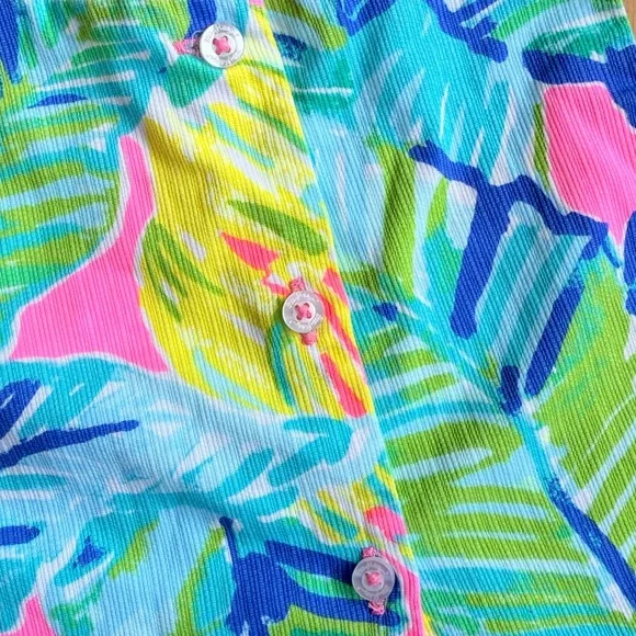 EUC Basically Brand New Lilly Pulitzer Baby Girl Dress + Bloomers-Banana Leaf - Picture 5 of 7